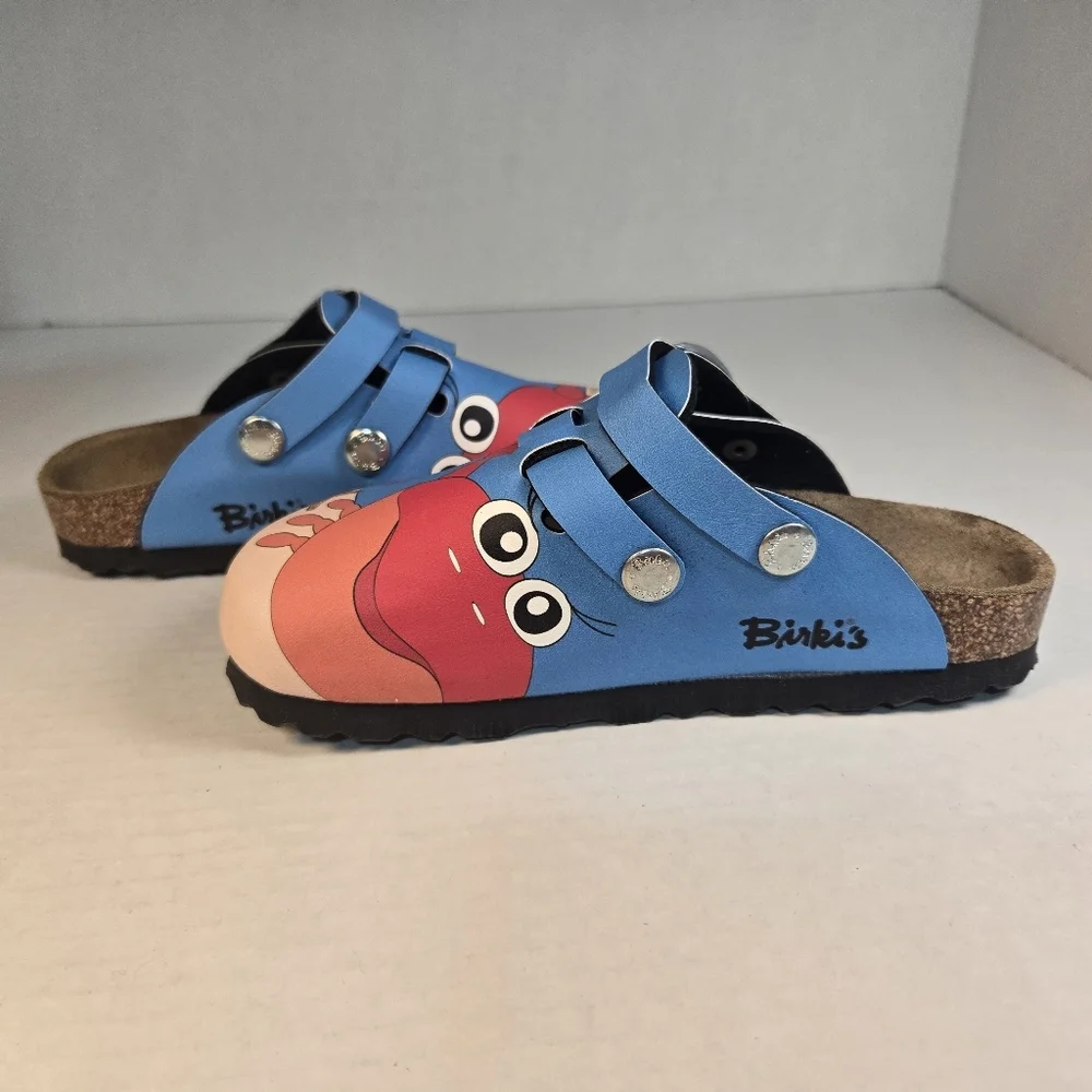 Birkenstock Birki's Unisex Kids Kay Birko Flor Crab Slingback Clogs Size E29 C11